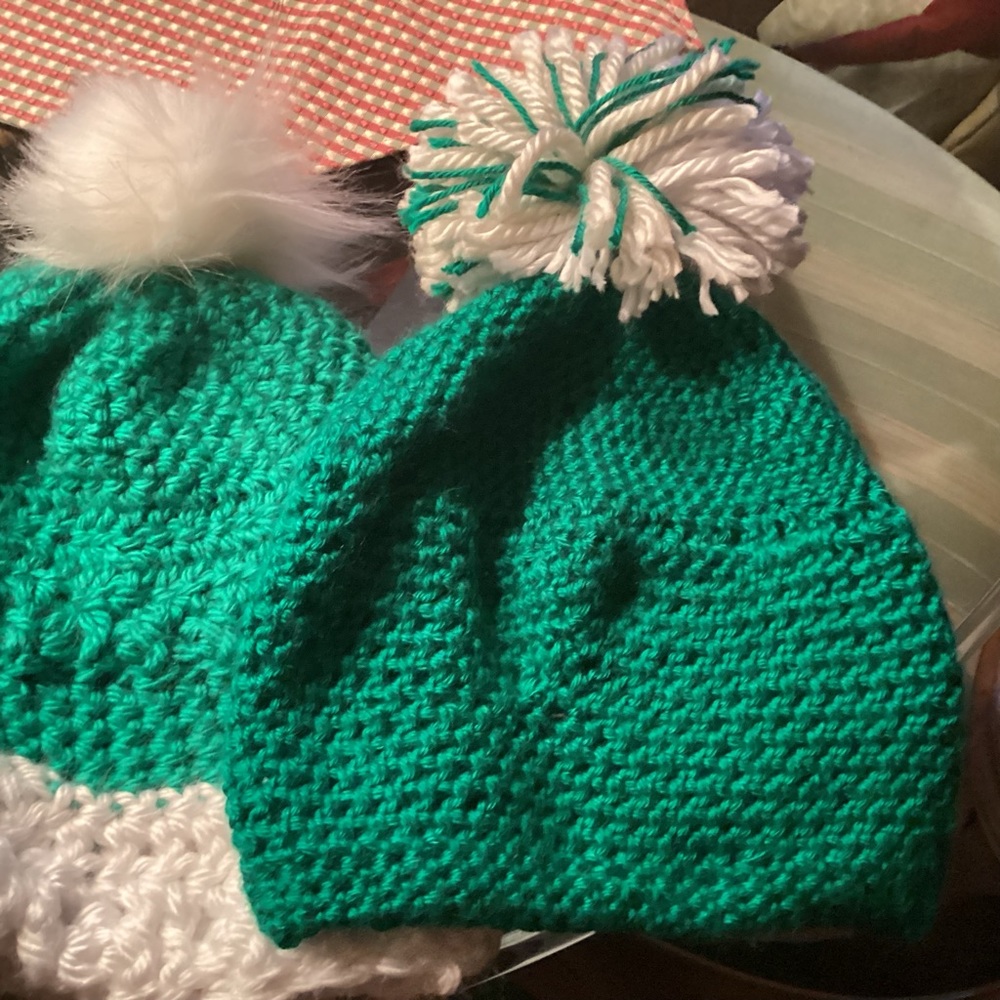 Go Birds!🦅 Hand Crocheted Philadelphia Eagles Hat